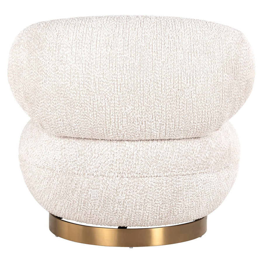 Richmond Draaifauteuil Jace Lovely Crème - afbeelding 3