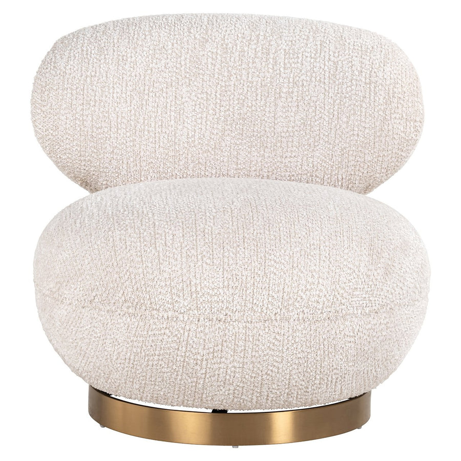 Richmond Draaifauteuil Jace Lovely Crème - afbeelding 4