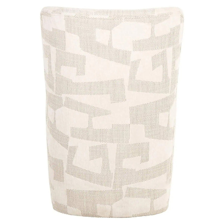 Richmond Eetkamerstoel Lorain Beige Graffic met Wieltjes - afbeelding 3