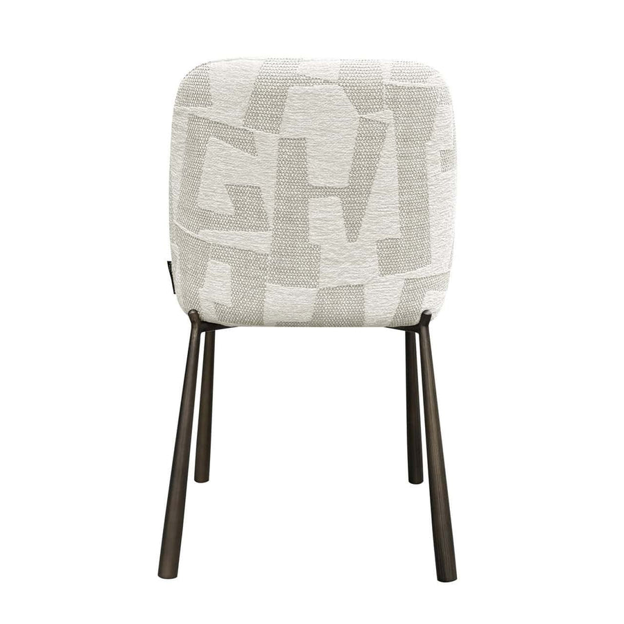 Richmond Eetkamerstoel Lana Beige Graffic Set van 2 - afbeelding 3