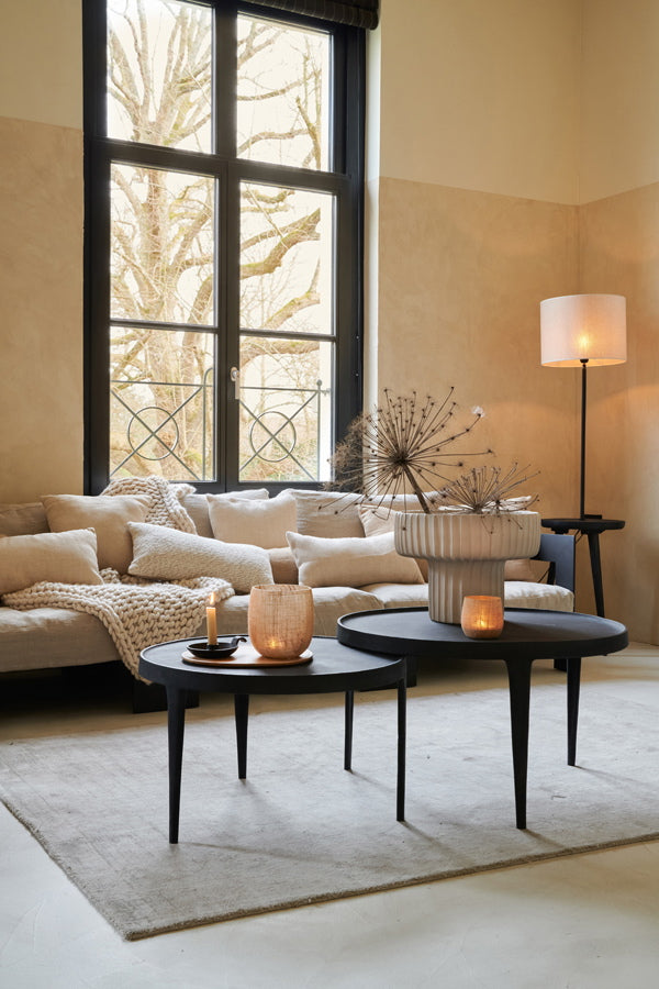 Light & Living Lampenkap Breska Parel Wit