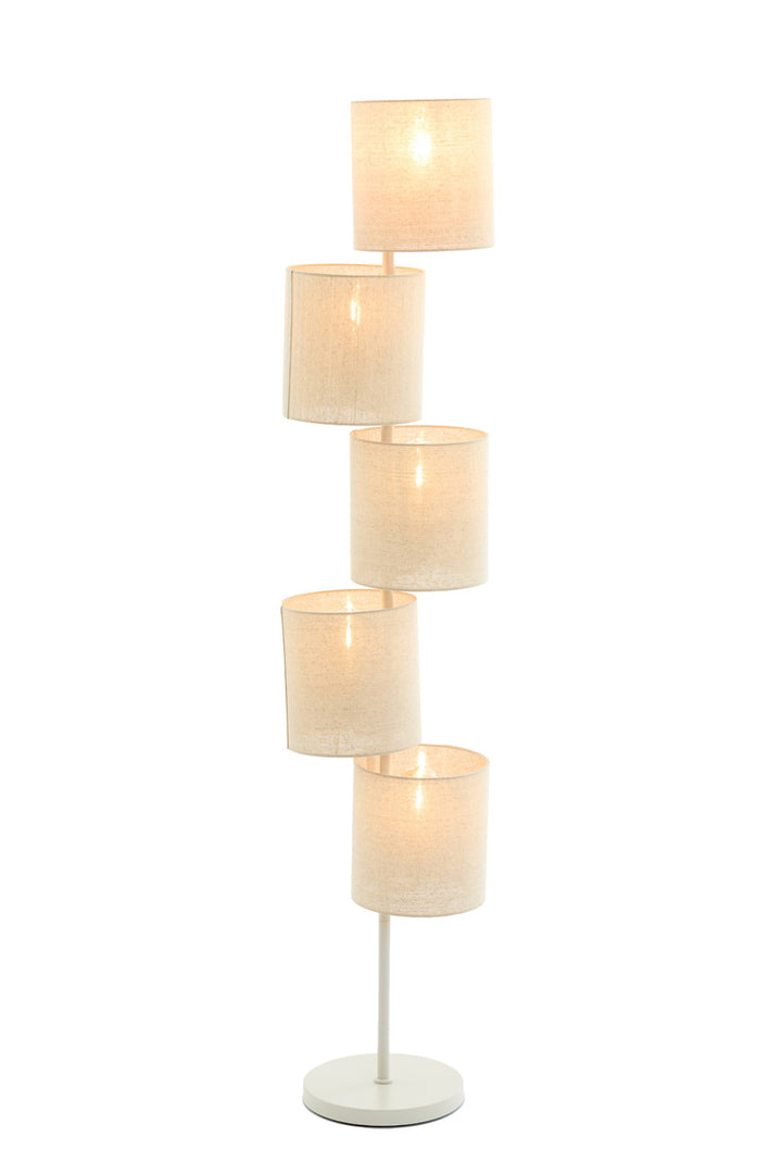 Light & Living Vloerlamp Benigno Beige