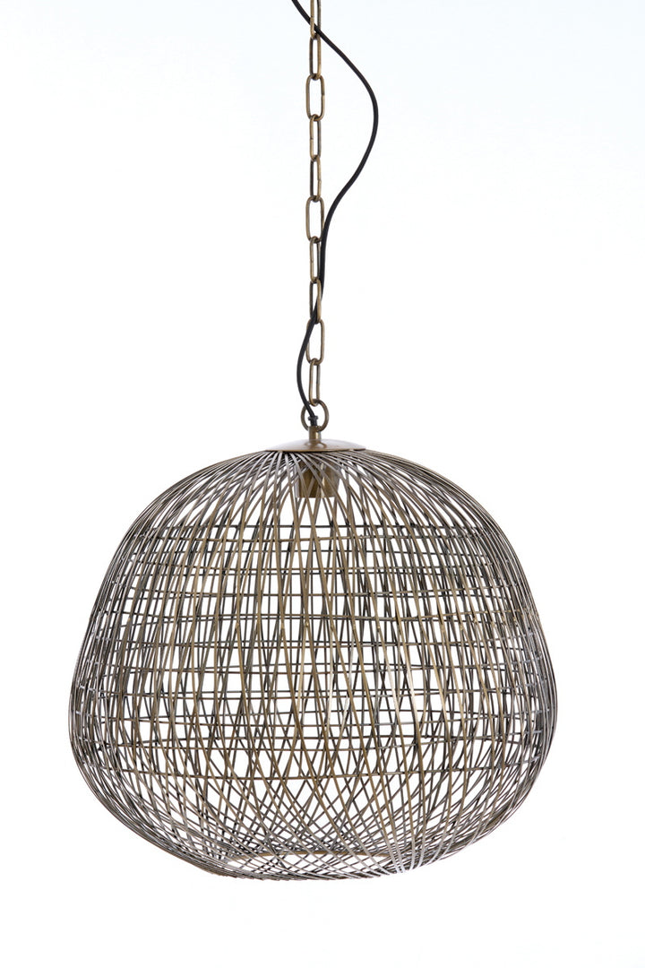 Light & Living Hanglamp Alwina Antiek Brons Ø50x44cm