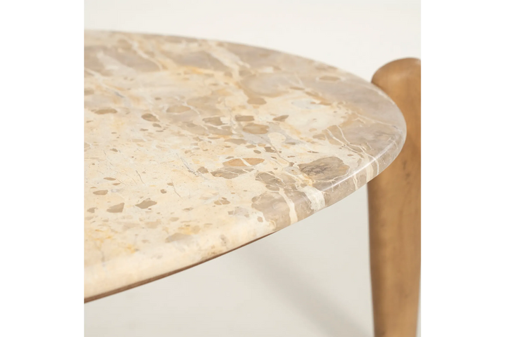 By-Boo Marnish – Salontafel Marmer & Mangohout