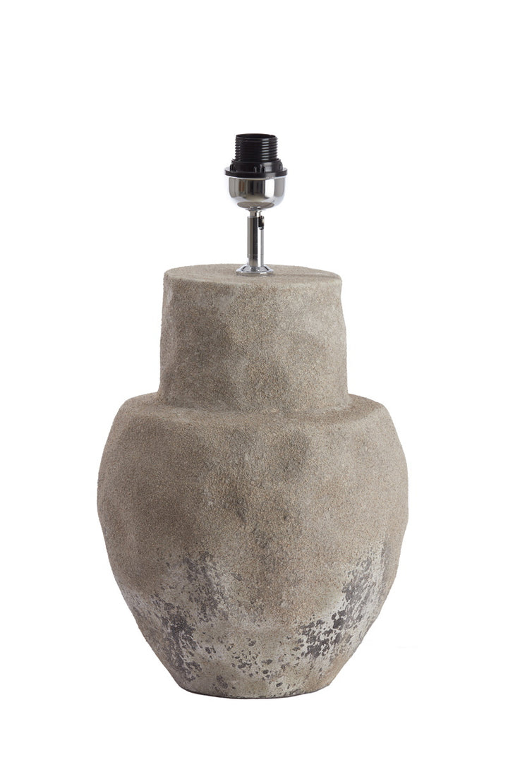 Light & Living Lampvoet Lezama Ruw Vintage Grijs