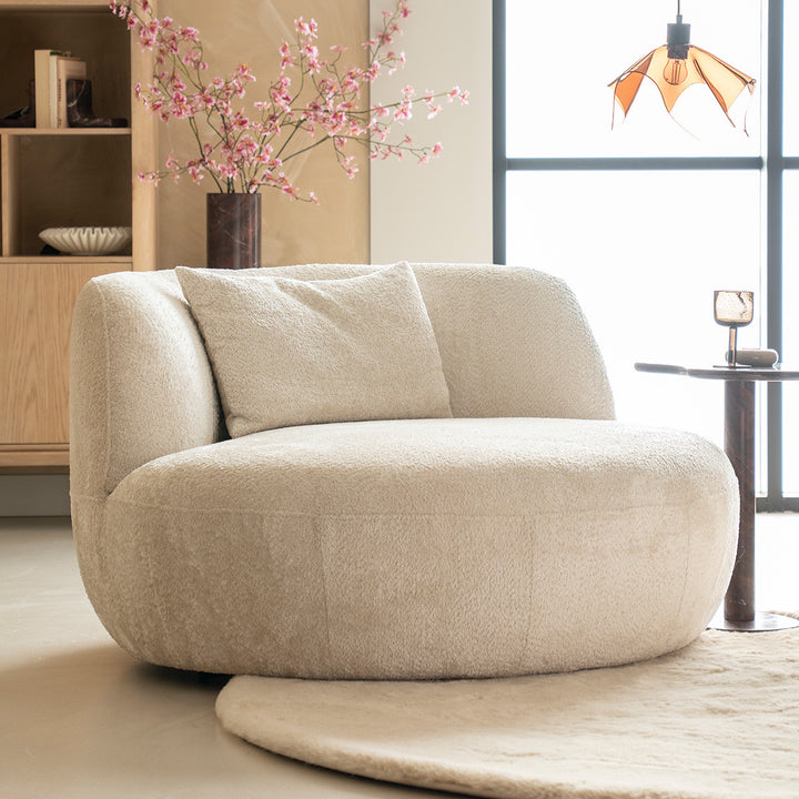 SEVN Emily Grote ronde fauteuil draaibaar