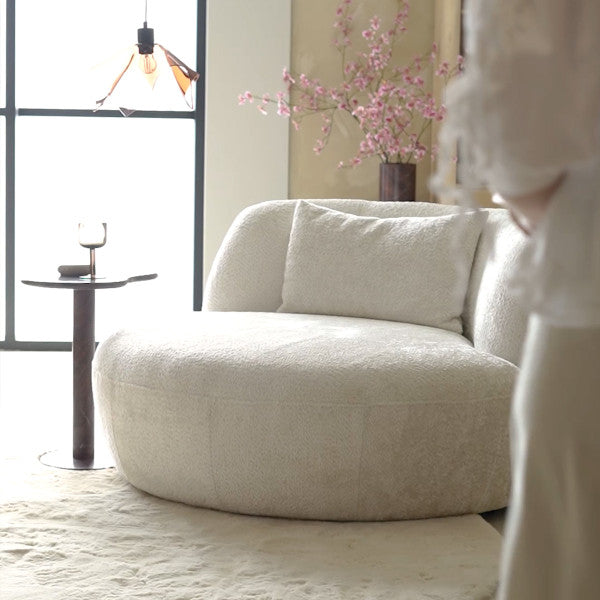 SEVN Emily Grote ronde fauteuil draaibaar