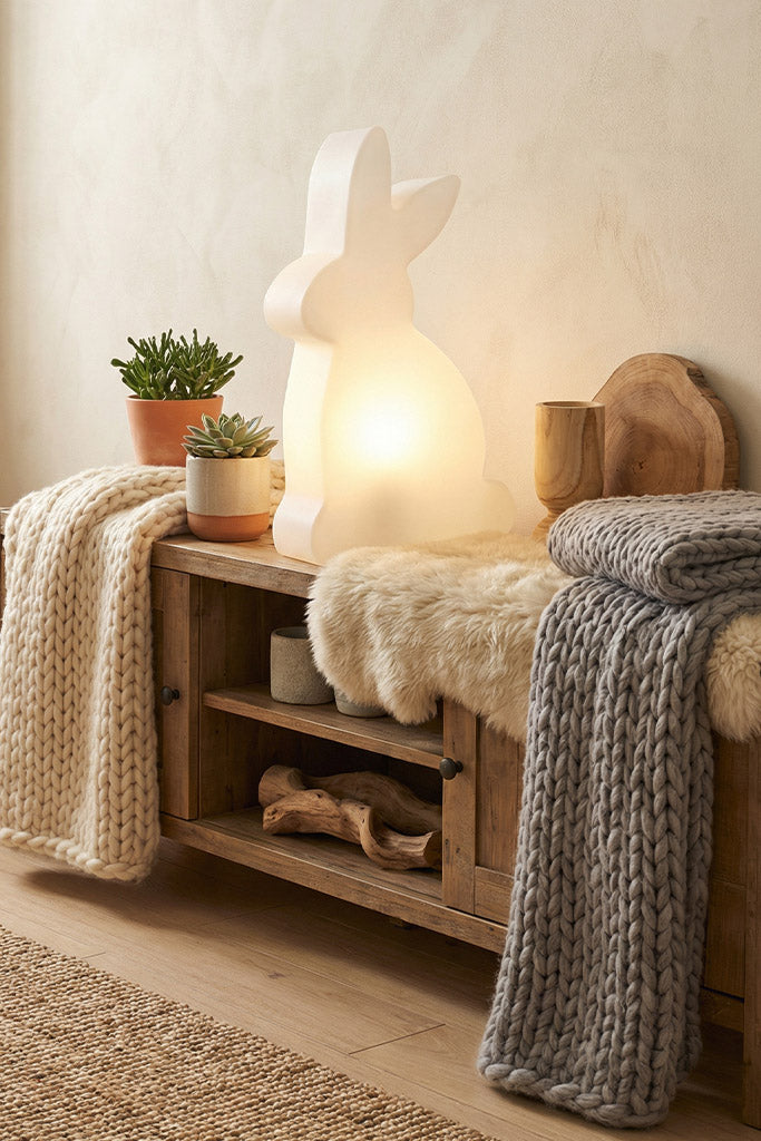 Shining Rabbit LED Decoratielamp 50cm Wit