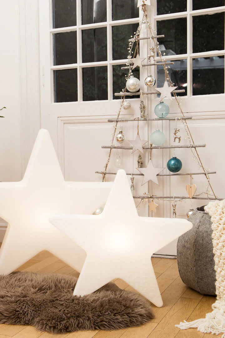 Kerst Sterlamp Shining Star – 80 cm / wit / LED warm wit