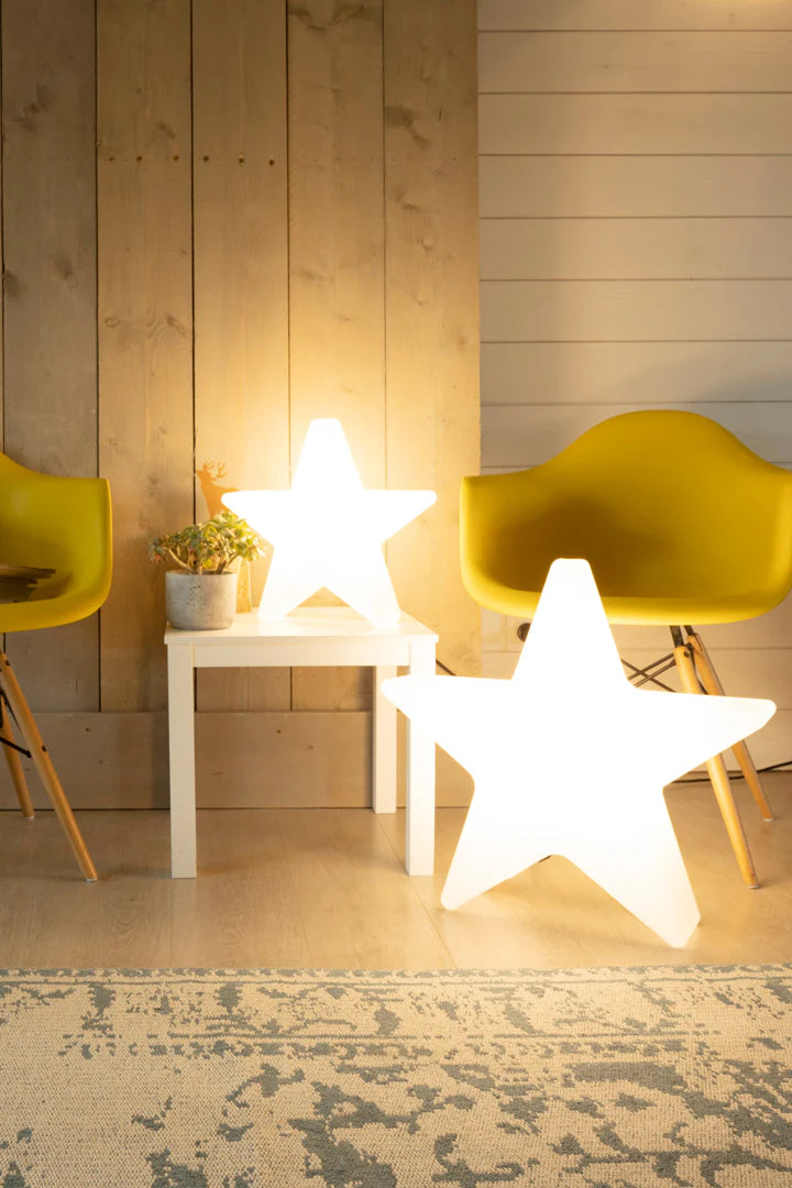 Kerst Sterlamp Shining Star – 80 cm / wit / LED warm wit