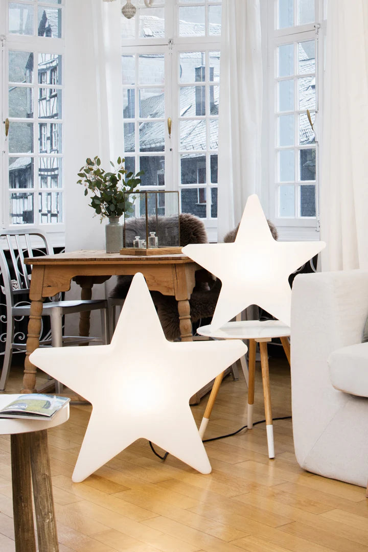 Kerst Sterlamp Shining Star – 80 cm / wit / LED warm wit