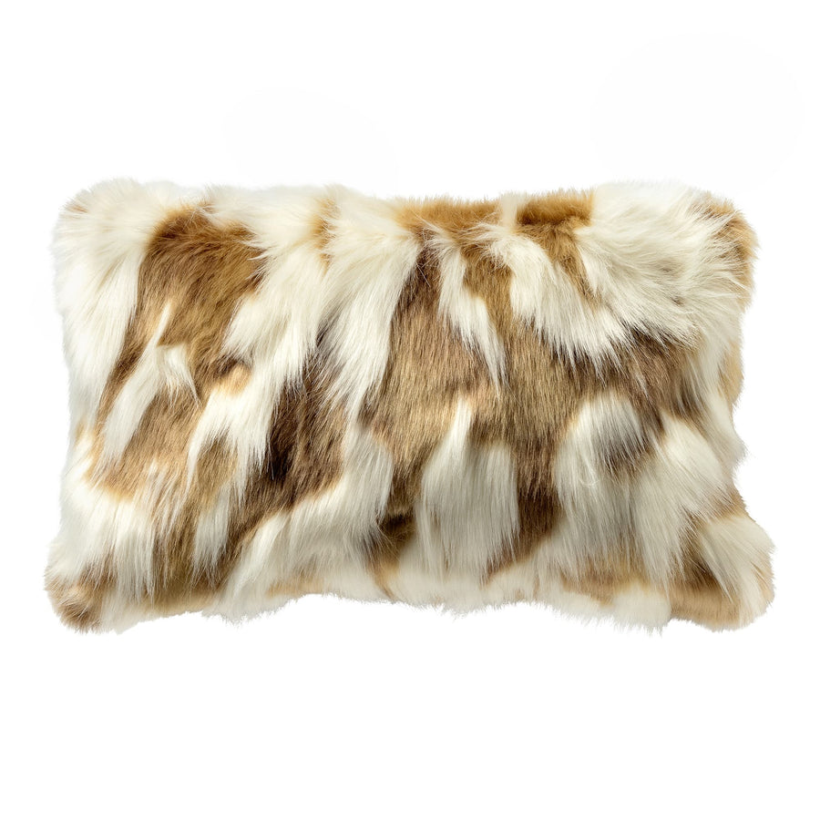 Hoii Gabriel sierkussen 30x50 cm in bontlook naturel bruin
