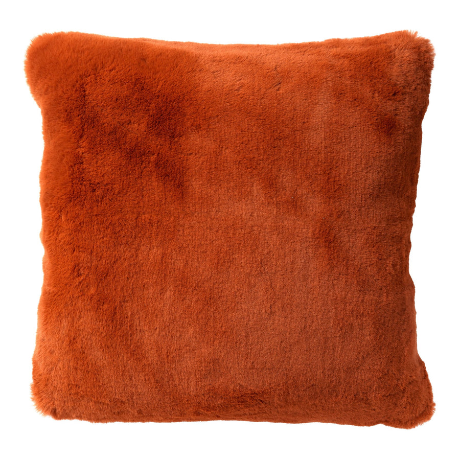 Sierkussen bontlook 45x45 cm Potters Clay oranje