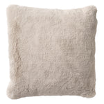 Sierkussen bontlook 45x45 cm Pumice Stone grijs beige