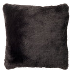 Sierkussen bontlook 45x45 cm zwart Raven