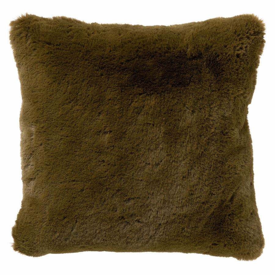 Sierkussen bontlook 45x45 cm groen