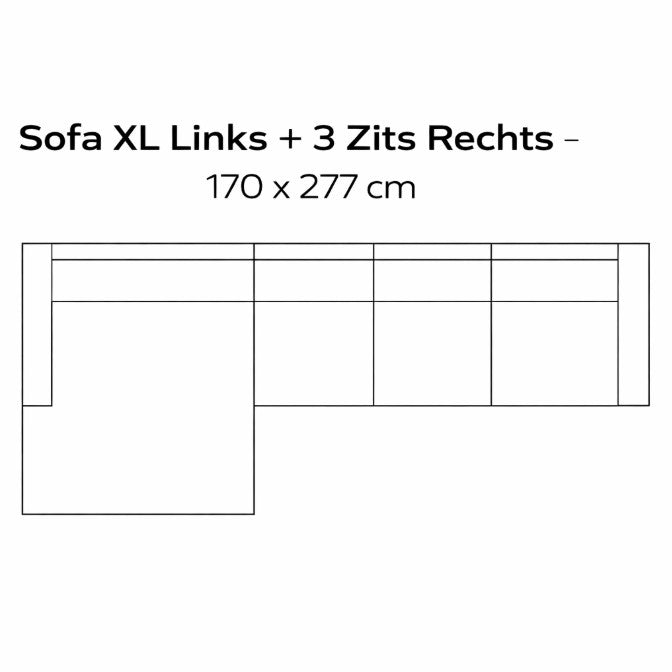 SEVN Butterfly – Modulaire Design Bank populairste opstellingen