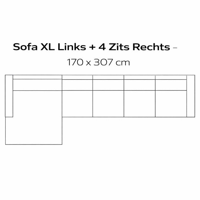 SEVN Butterfly – Modulaire Design Bank populairste opstellingen
