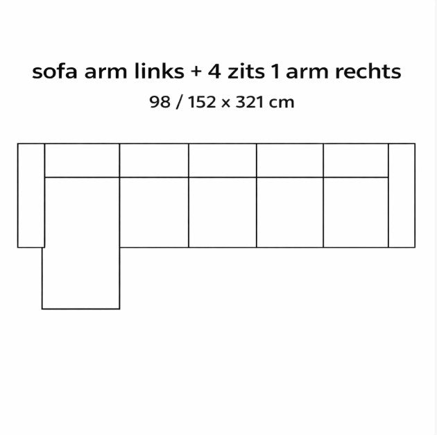 SEVN Amarillo – Modulaire Design Bank populairste opstellingen