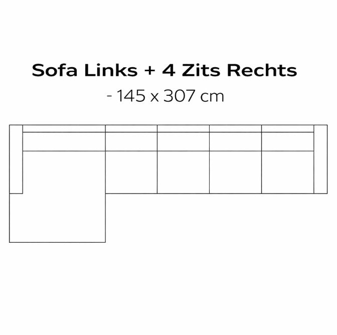 SEVN Butterfly – Modulaire Design Bank populairste opstellingen