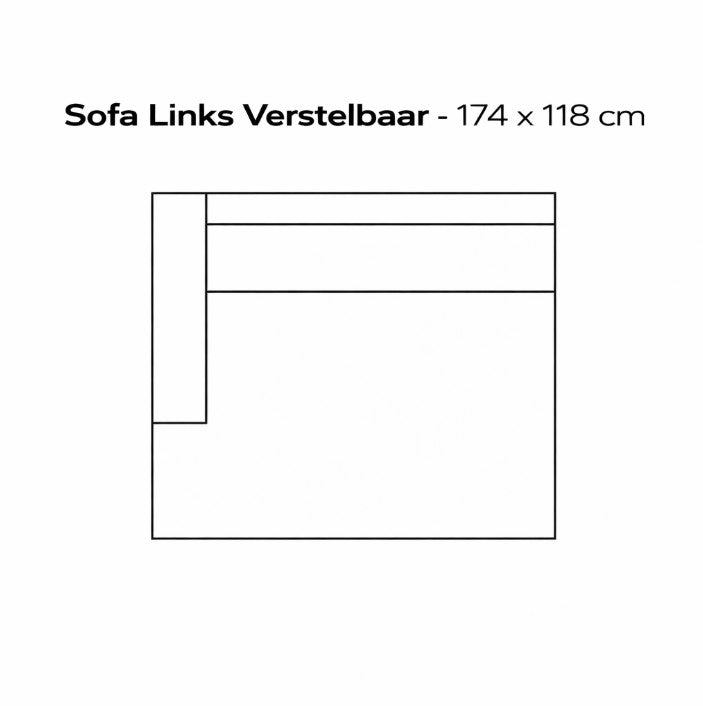 Modulaire Bank Verstelbare Rugleuning Zelf Samenstellen | SEVN Tori