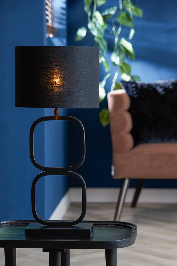 Light & Living Lampvoet Lutika Mat Zwart