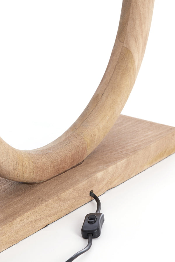 Light & Living Lampvoet Nubia Mangohout