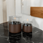 Lilly 8 en Lilly 10 chocolate tafelhaarden naast elkaar