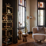 Light & Living Vloerlamp Medina Glas 160cm