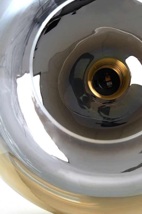 Light & Living Vloerlamp Mayson Driepoot Glas Goud 146cm