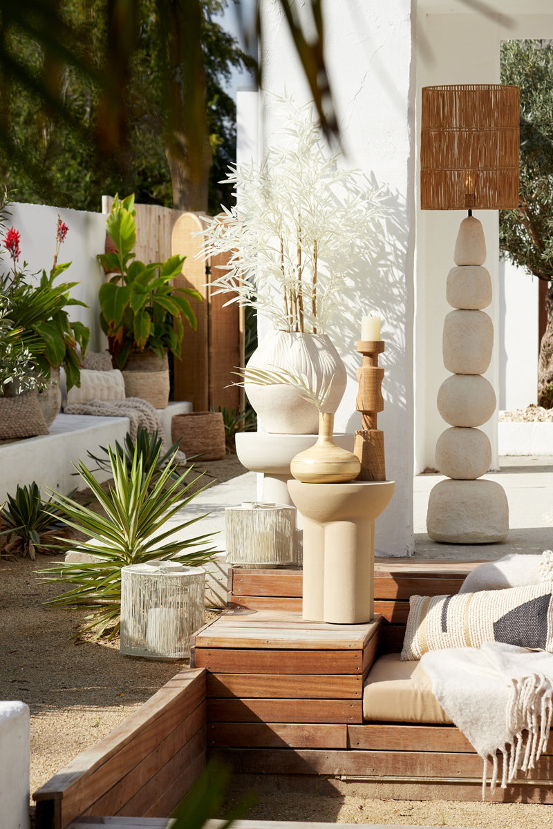 Light & Living Lampenkap Lanzano Raffia Naturel