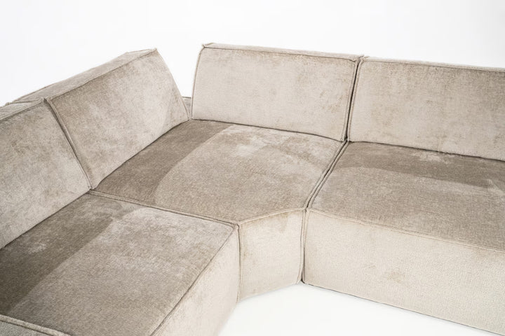 SEVN Hoekbank Tori 330cm, kleur Beige