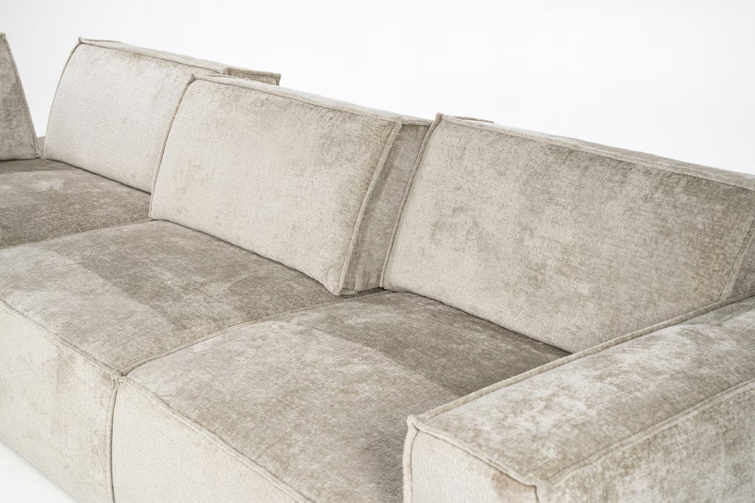 SEVN Hoekbank Tori 330cm, kleur Beige