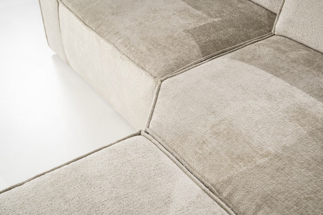 SEVN Hoekbank Tori 330cm, kleur Beige