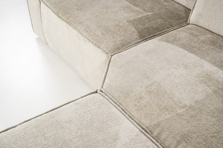 SEVN Hoekbank Tori 330cm, kleur Beige