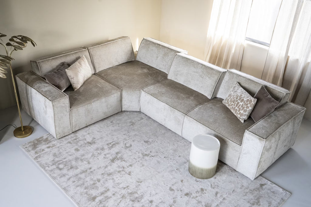 SEVN Hoekbank Tori 330cm, kleur Beige