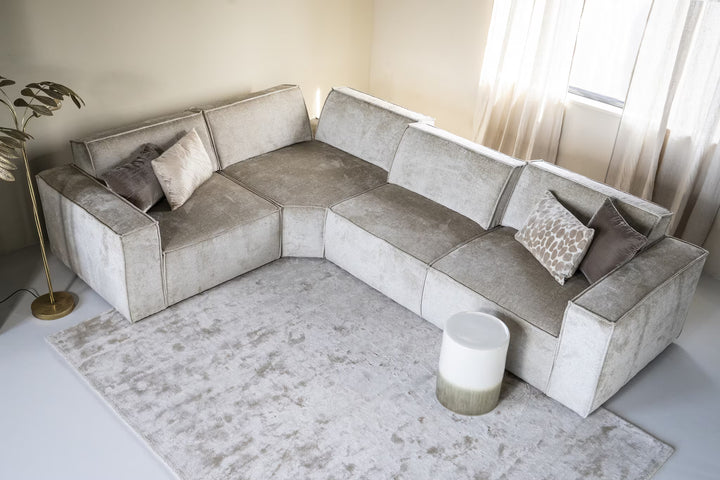 SEVN Hoekbank Tori 330cm, kleur Beige