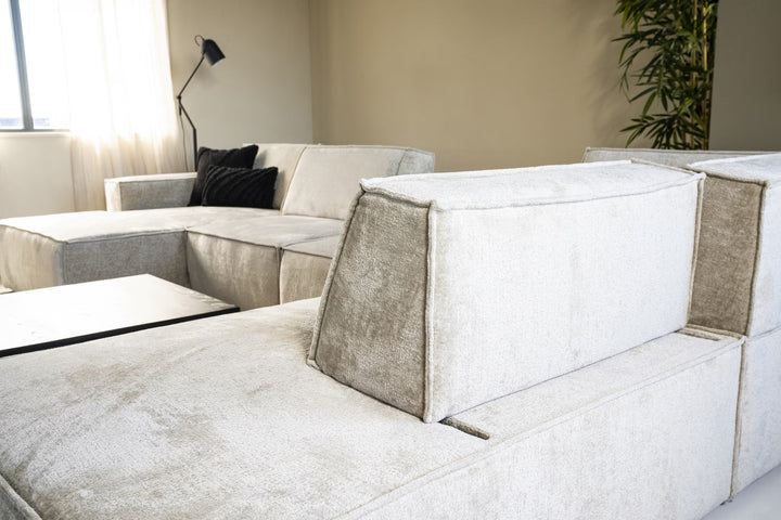 SEVN Hoekbank Tori 404cm, kleur Beige