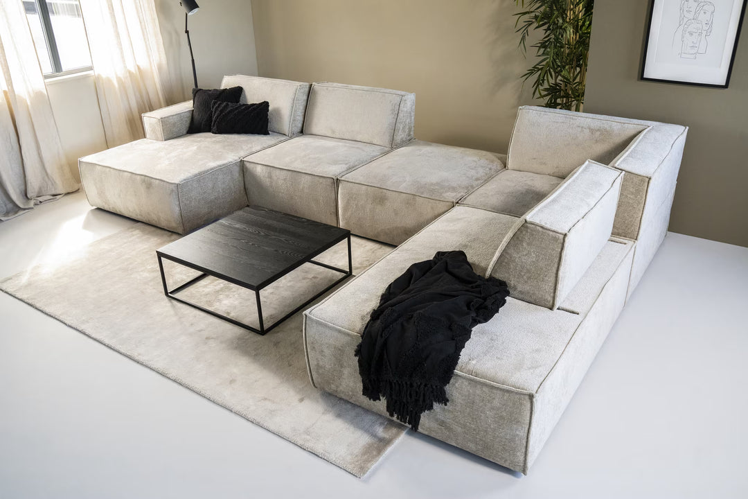 SEVN Hoekbank Tori 404cm, kleur Beige