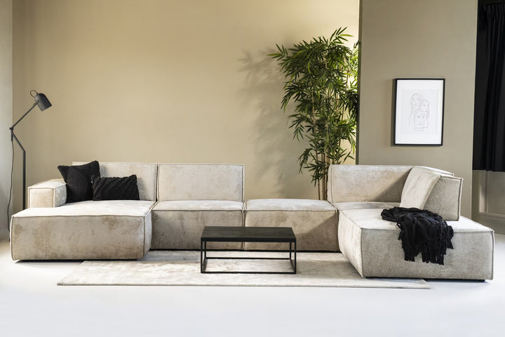 SEVN Hoekbank Tori 404cm, kleur Beige
