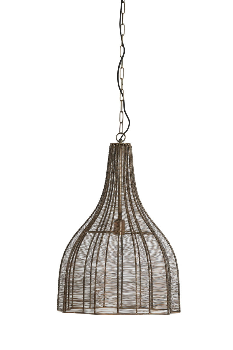 Light & Living Hanglamp Mariama Antiek Brons