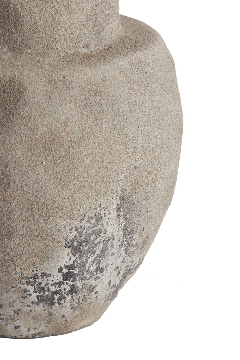 Light & Living Lampvoet Lezama Ruw Vintage Grijs Groot