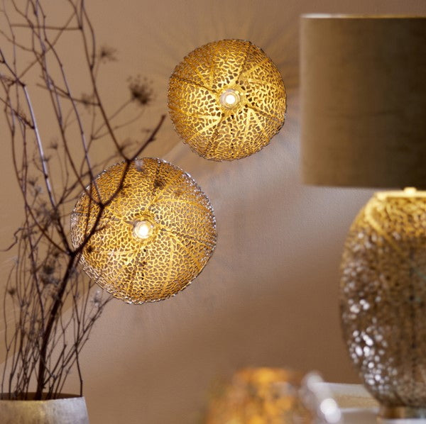 Light & Living Wandlamp Sinula Goud Ø39cm