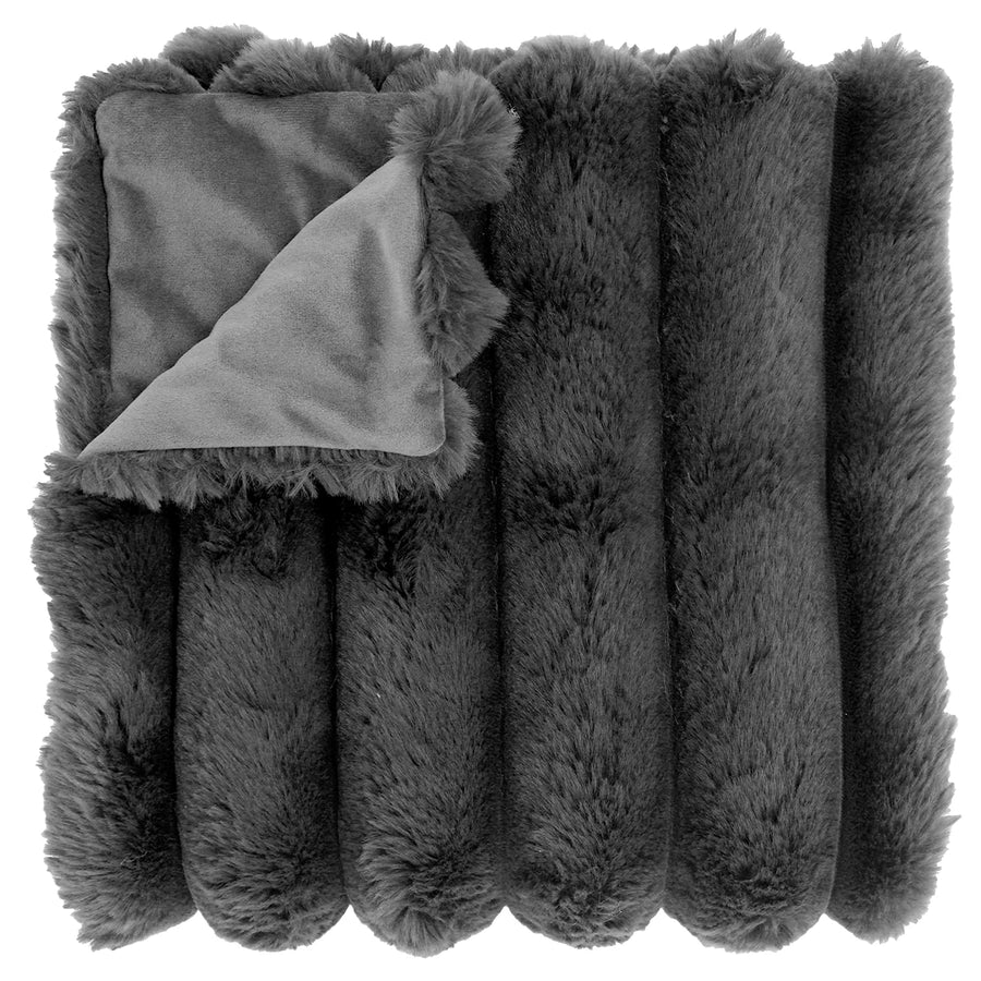 Polly Bontplaid – 150x200 cm | 6 kleuren, met matchend sierkussen