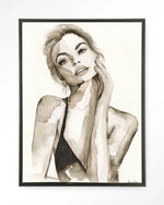 A Woman's Face - Moderne Wanddecoratie | Artprint, Glass Art & Wandkleed