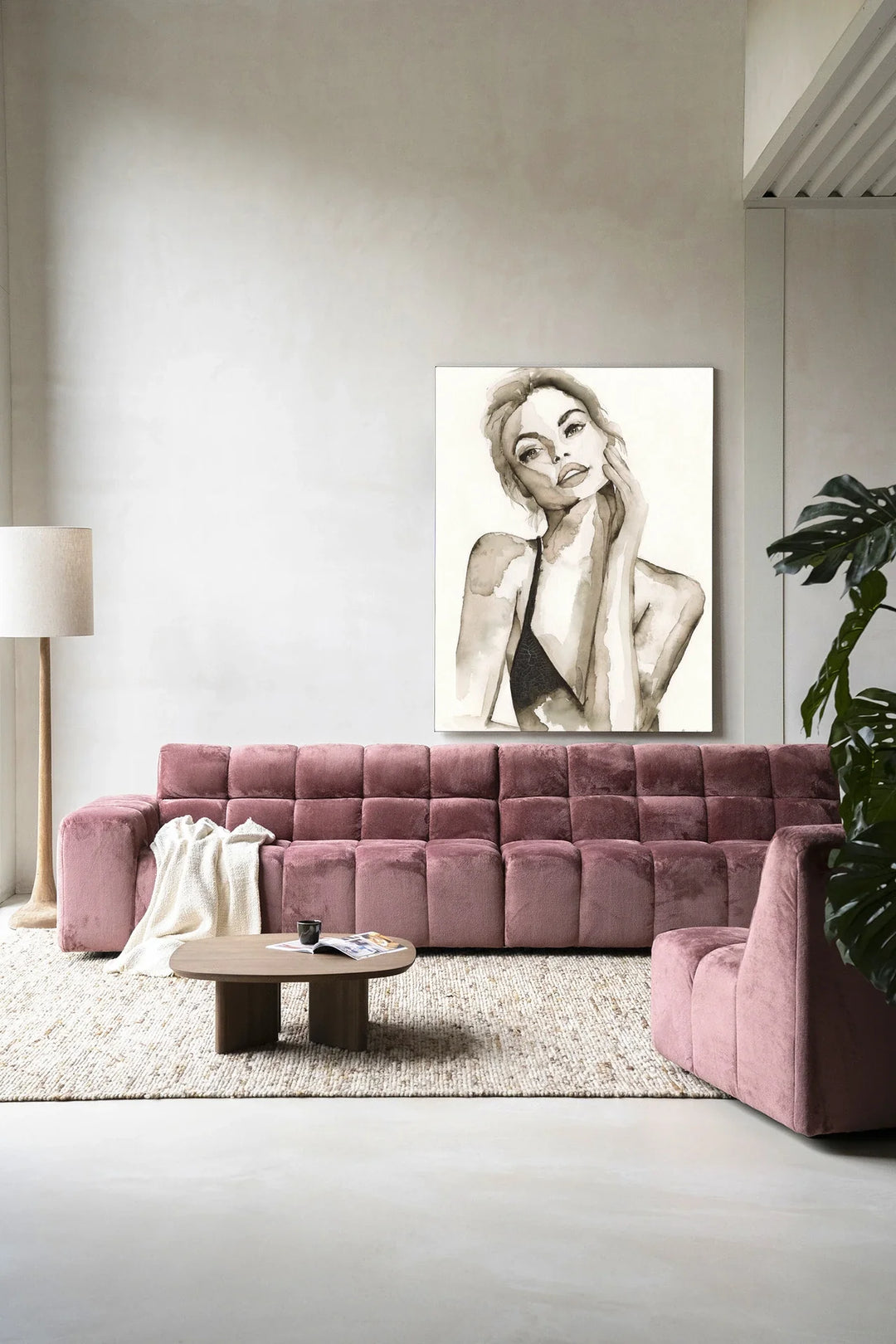 A Woman's Face - Moderne Wanddecoratie | Artprint, Glass Art & Wandkleed