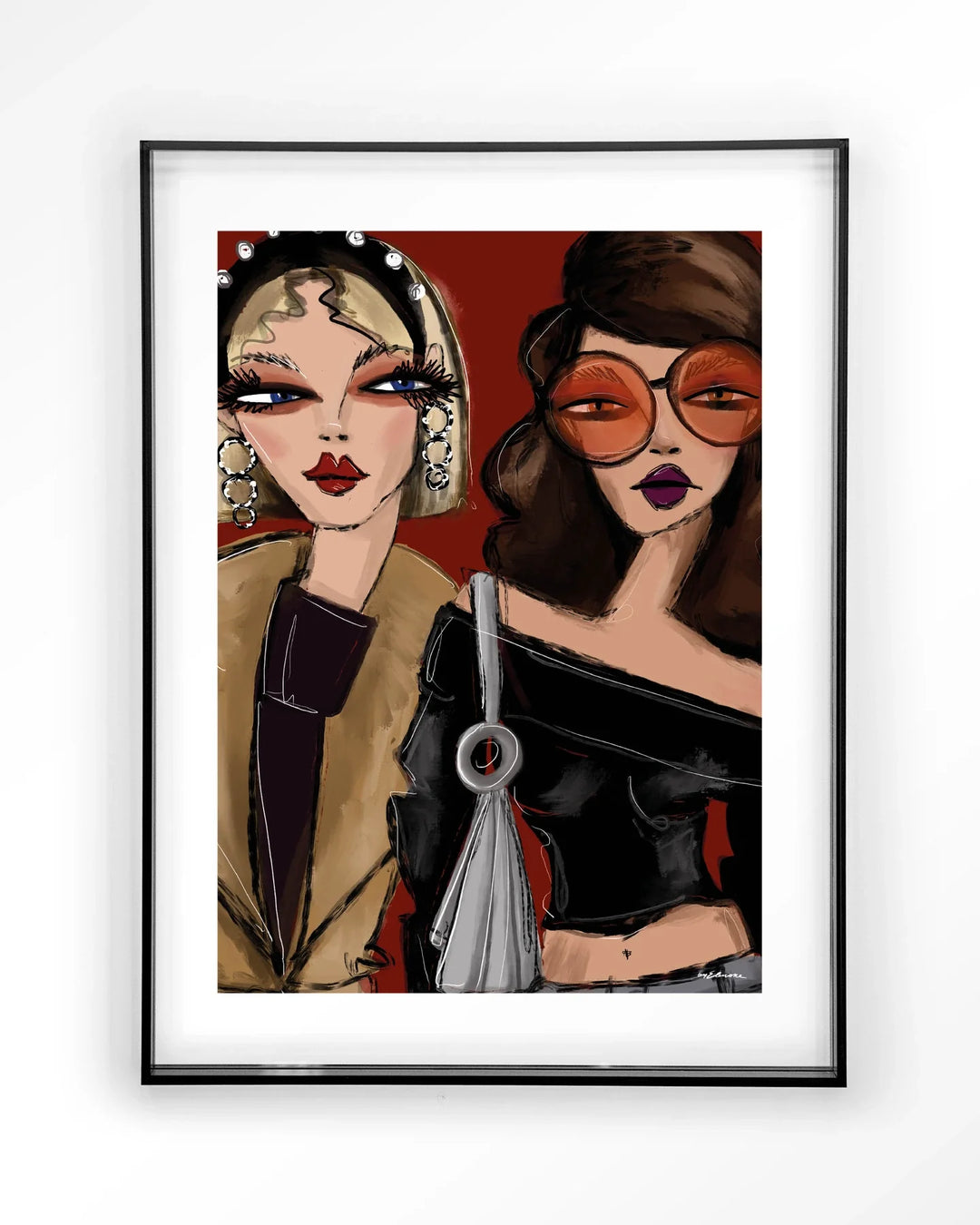 Fall Friends - Moderne Wanddecoratie | Artprint, Glass Art & Wandkleed