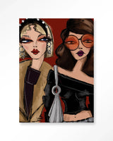 Fall Friends - Moderne Wanddecoratie | Artprint, Glass Art & Wandkleed