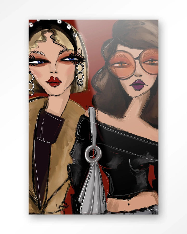 Fall Friends - Moderne Wanddecoratie | Artprint, Glass Art & Wandkleed