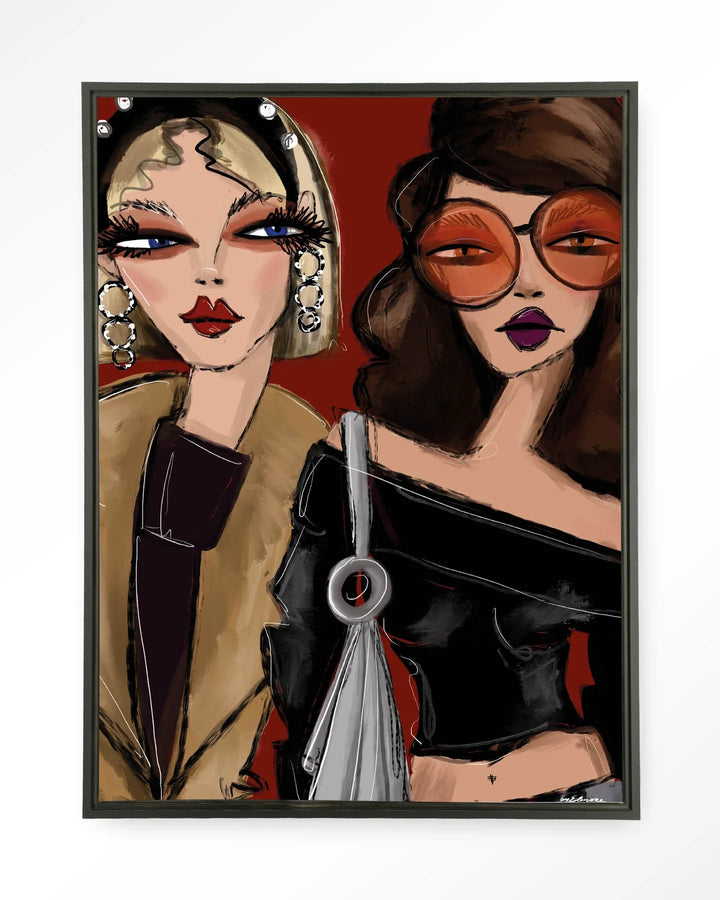 Fall Friends - Moderne Wanddecoratie | Artprint, Glass Art & Wandkleed